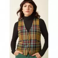 Chaqueta Mujer Chaleco KING LOUIE Bianca Caroll Check