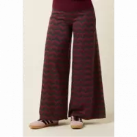 Pantalones Mujer Pantalones KING LOUIE Border Palazzo Estelle Zigzag