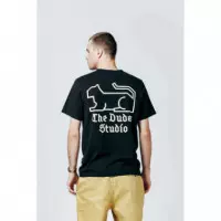 Camisetas Hombre Camiseta THE DUDES Studio Classic Black