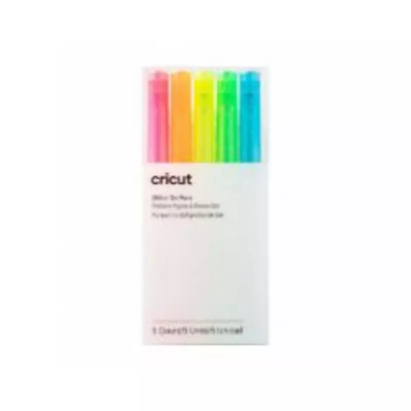 Caja del Set de Bolígrafos Cricut Gel Punta Fina 5U CRC-2009961
