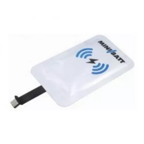 Alfombrilla Qi MiniBatt MB-PAD-M con cargador inalámbrico integrado para smartphone