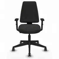 SILLA ELCHE NEGRO BRAZOS REGULABLES