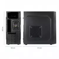 Caja Ordenador TOOQ ATX USB 3.0 Black ( sin Fuente )