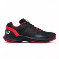 Zapatillas Wilson Hurakn Pro V2 Negro Rojo  WILSON PADEL