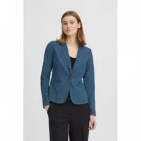 Chaquetas Mujer Blazer ICHI Kate Denim Medium Blue