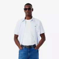 35 Print Monogram Belt Monogram Noir Gri  LACOSTE