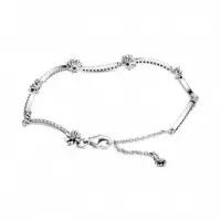 PANDORA Pulsera en Plata de Ley Margarita Brillante 598807C01