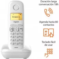 Teléfono Inalámbrico A270 Blanco GIGASET