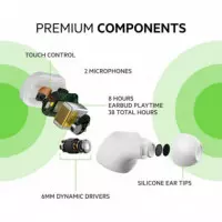 BELKIN Auriculares True Wireless Soundform Play Blanco