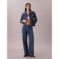 Cropped 90S Denim Jacket Indigo Indigo P  CALVIN KLEIN