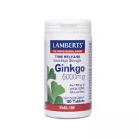 LAMBERTS Ginkgo Biloba 6000 Mg 180 Comprimidos