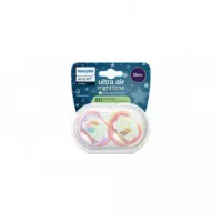 Avent Chup Silic Ultra Air Noche B18M+ SCF376/33  PHILIPS IB