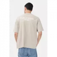 Camiseta CALVIN KLEIN Beige Logo Espalda