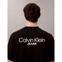 Camiseta CALVIN KLEIN Negra Logo Espalda