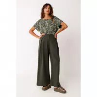 Pantalones Pantalón SKFK Moira Verde Botella