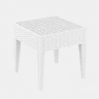 Mesa Miami Lounge Auxiliar para Jardín y Terraza – Mesa Baja Siesta Exclusive®- Exterior  LA SIESTA