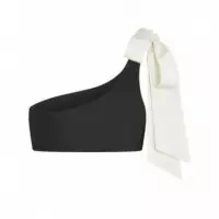 KARL LAGERFELD - Karl Bow Bikini Top - 999 - B2W46027/999