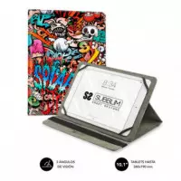 SUBBLIM Funda Tablet Trendy Case Graffiti 10,1?-11?