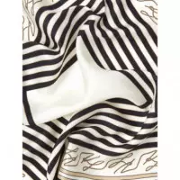 KARL LAGERFELD - K/autograph Seas Silk Scarf - 1UG - B2W33047/1UG