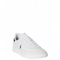 POLO RALPH LAUREN - BEDFORD RIB-SNEAKERS-LOW TOP LACE - WHITE NAVY RED - 809P01619001/WHITE NAVY RED