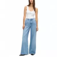 KARL LAGERFELD - Stud Detail Denim Pants - D23 - B1W10047/D23