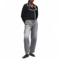 KARL LAGERFELD - Contrast Knit Cardigan - 998 - B1W18004/998