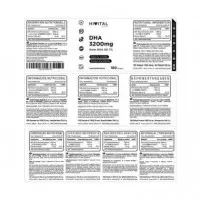 Hv- Dha 3200 Mg | 180 Perlas  HIVITAL