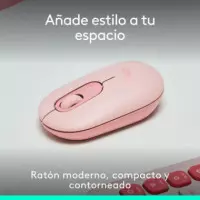 RATON LOGITECH POP MOUSE WIRELESS BLUETOOTH ROSE