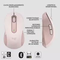 RATON LOGITECH SIGNATURE M650 M WIRELESS ROSE