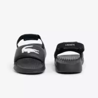 Serve Slide 1.0 Blk/white  LACOSTE