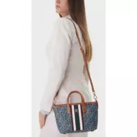 TOMMY HILFIGER - Th Monoplay Mini Tote Stripe Le - 0GY - F|AW0AW18389/0GY