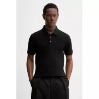 Ss Dbl Mercerized Emblem Jacquar Black  CALVIN KLEIN