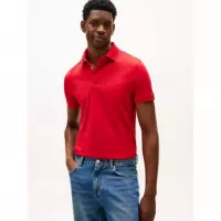 Hidden Placket Detail Reg Polo Medium Re  TOMMY HILFIGER