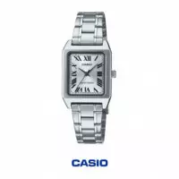 Reloj CASIO LTP-B150D-7B Mujer Analógico Plateado Acero Inoxidable Números Romanos Wr Cristal Mineral