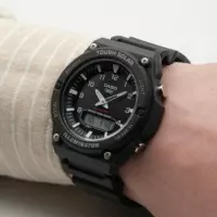Reloj CASIO AQ-S820W-1AV Tough Solar Hombre Analógico-digital 100M 5 Alarmas Hora Mundial