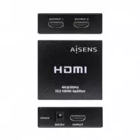 AISENS Splitter para 2 Monitores HDMI
