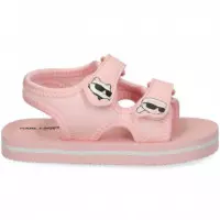 Sandalia Velcros Textil+piel Rosa  KARL LAGERFELD KIDS