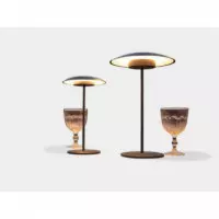 Lámpara de Mesa Led Sardinia Color Negro Recargable Exterior Essentials®  ESSENTIALS