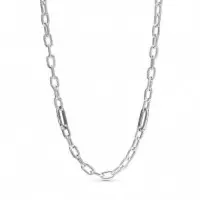 PANDORA PANDORA Me Collar de Eslabones en Plata de Ley Cierre Mosquetón PANDORA Me 399685C000