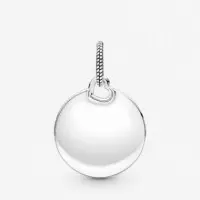 PANDORA Colgante de Etiqueta Redonda 398610C00