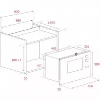 TEKA MWE225FI Microondas Integración Inox
