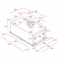 TEKA GFH55 Grupo Filtrante Campana Inox