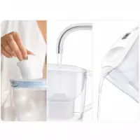 BRITA Jarra Filtrante Aluna Blanca 2.4L+ Filtro Maxtra Pro