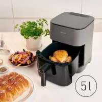 PANASONIC NF-CC500SXE Freidora de Aire con Vapor, 5 Litros, Digital, Luz