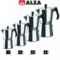 ALZA Basic Cafetera Aluminio 9 Tazas para Vitrocerámica y Gas