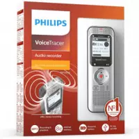 PHILIPS DVT2050 Grabadora de Voz con 2 Micrófonos y USB