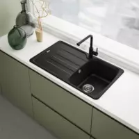 FRANKE Lina L Pull Out Negro Mate 115.0712.435