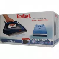 TEFAL Virtuo FV1713 Plancha Vapor 2000W 90G Azul y Negra