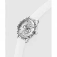 Reloj Ava C/ Silicona Blanca  GUESS