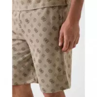 Pantalones Cortos Ovidio con Estampado Logo 4G Peony de GUESS